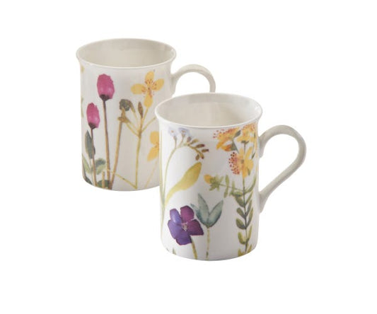 Price & Kensington Bloom Assorted Fine China Mugs 30cl (Single)