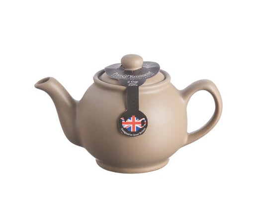 Price & Kensington Matt Taupe 2cup Teapot