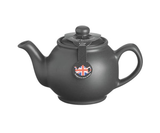 Price & Kensington Matt Black 2cup Teapot