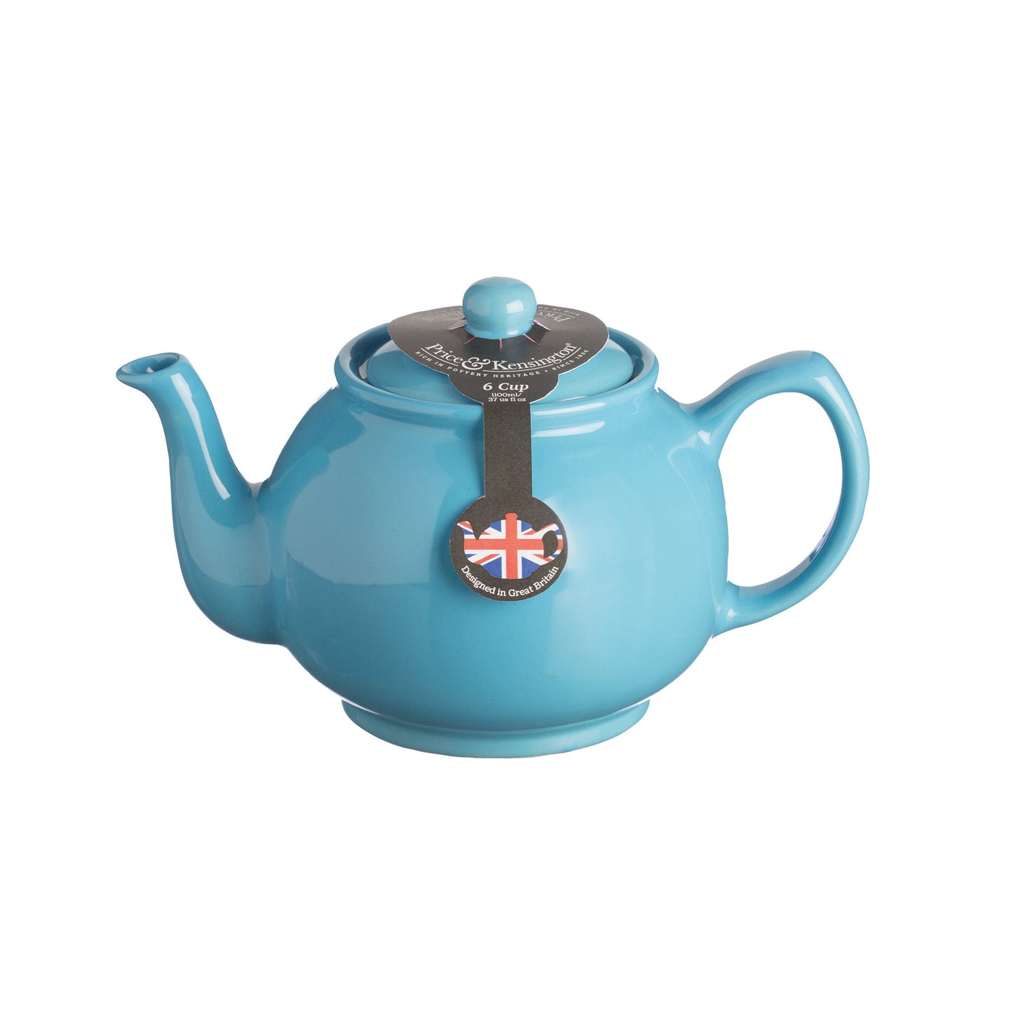 Price & Kensington Brights Blue 6 Cup Teapot