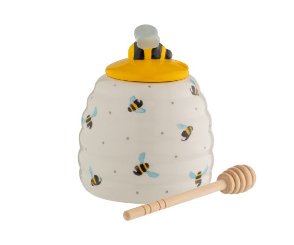 Price & Kensington Sweet Bee Honey Pot & Drizzler Gift Box