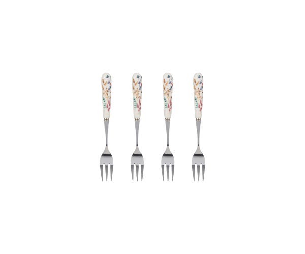 Price & Kensington Meadow Set Of 4 Cake Forks
