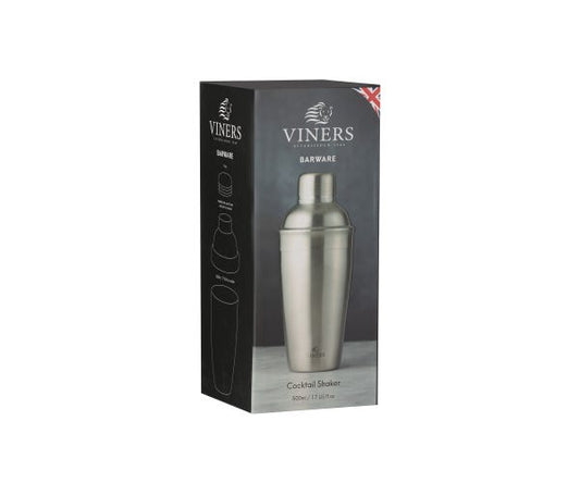 Viners Barware 500ml Silver Cocktail Shaker Giftbox