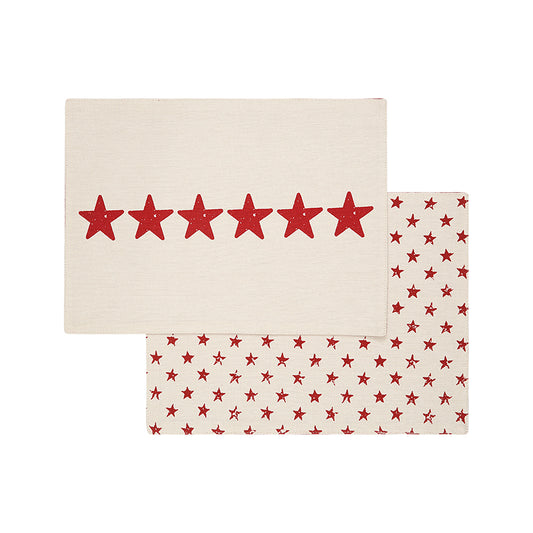 Star Set of 2 Placemats