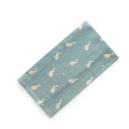 Stargazing Hare Tea Towel - Blue