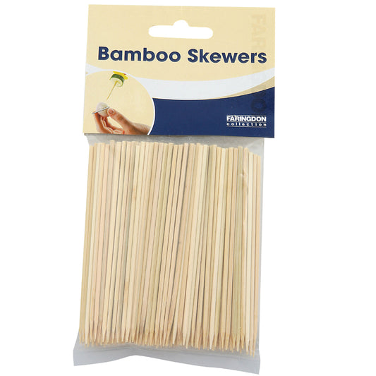 Pack of 200 10cm Bamboo Skewers