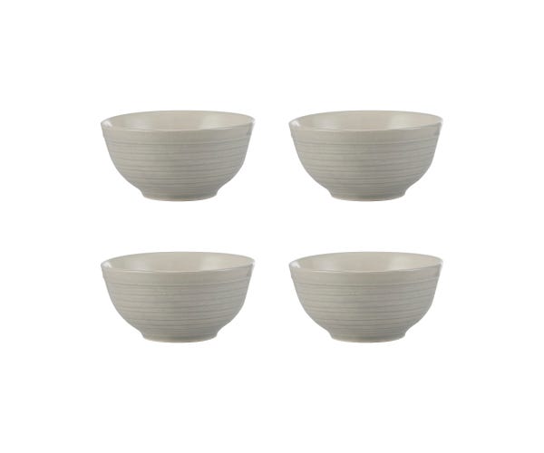 Mason Cash William Mason Set Of 4 Grey Food Prep Bowls - Small