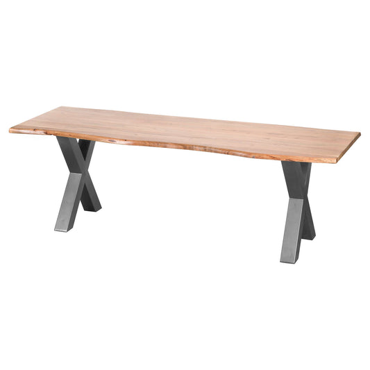 Live Edge Large Dining Table - 8 Person