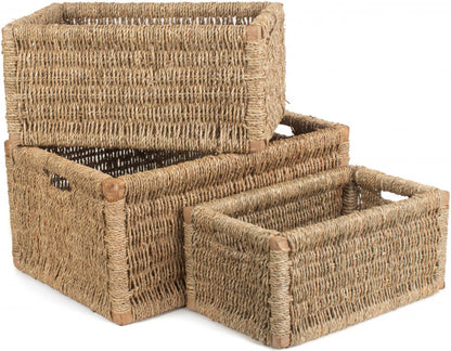 MEDIUM SEAGRASS STORAGE BASKET