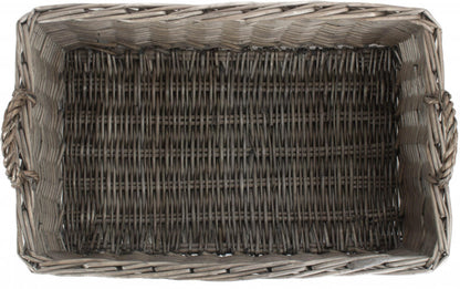 Medium Shallow Antique Wash Storage Basket ST036/2