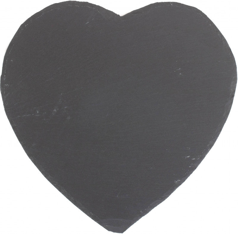 HEART-SHAPED SLATE CHEESE BOARD