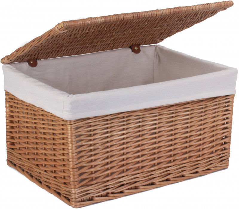 EXTRA LARGE DOUBLE STEAMED LINED STORAGE HAMPER