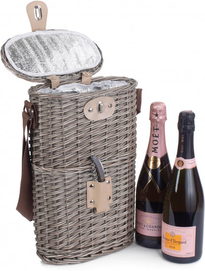 2 BOTTLE CHILLED CARRY BASKET