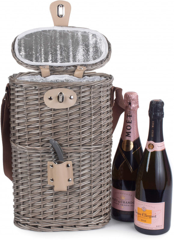 2 BOTTLE CHILLED CARRY BASKET