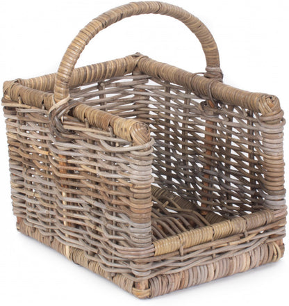 Small Rattan Open Ended Log Basket