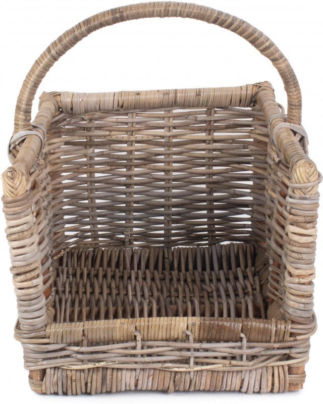 Medium Rattan Open Ended Log Basket