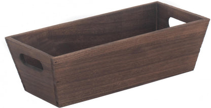 DARK WOODEN PACKING TROUGH