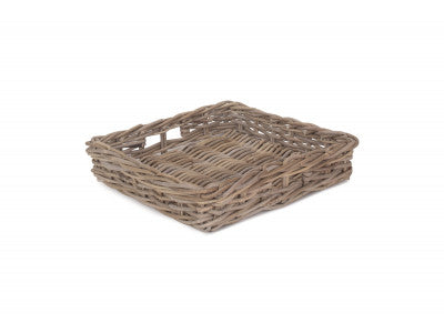 SQUARE RATTAN SERVING BASKET