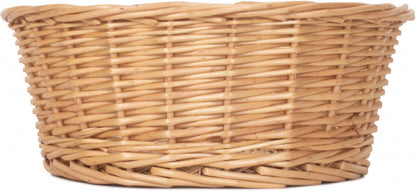 24cm ROUND BUFF WILLOW TAPERED TRAY