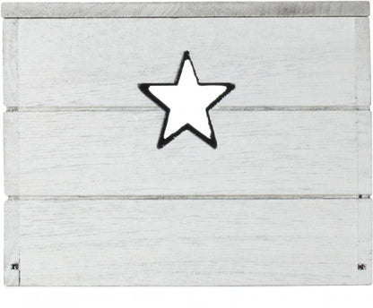 SMALL VINTAGE STAR CUT OUT BOX