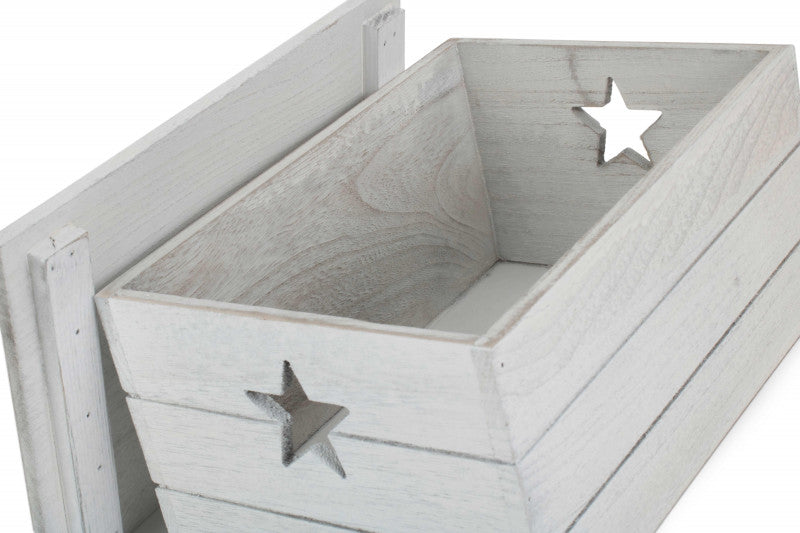 SMALL VINTAGE STAR CUT OUT BOX