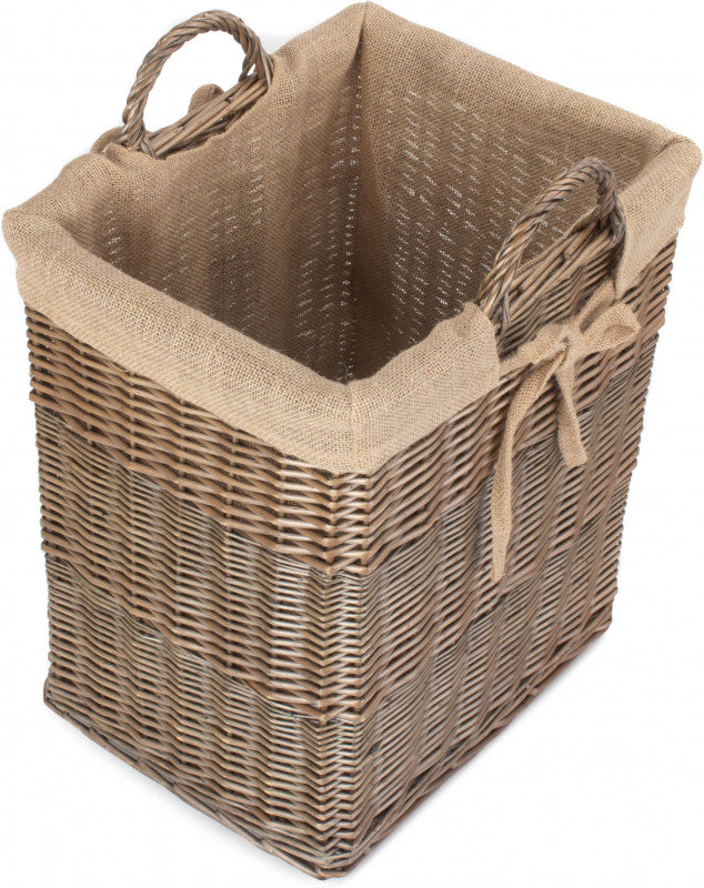 Rectangular Tall Log Basket