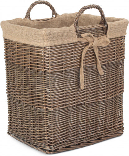 Rectangular Tall Log Basket