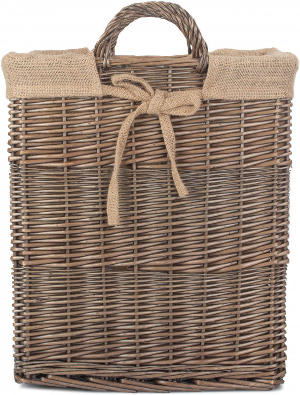 Rectangular Tall Log Basket