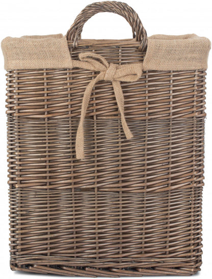 Rectangular Tall Log Basket