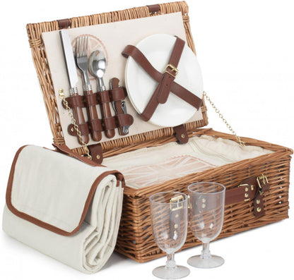 2 PERSON BRIT PICNIC HAMPER