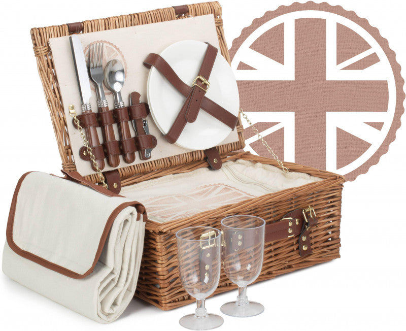 2 PERSON BRIT PICNIC HAMPER