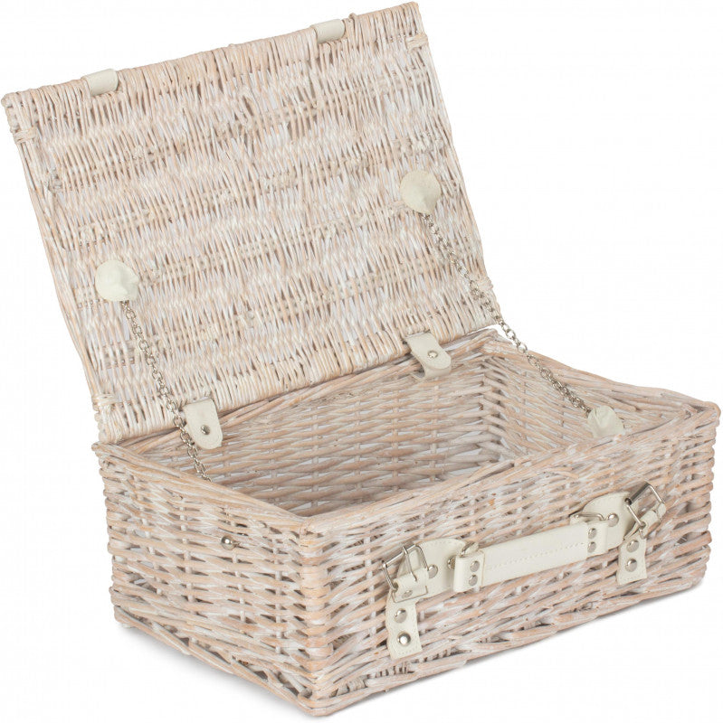 14" WHITE HAMPER