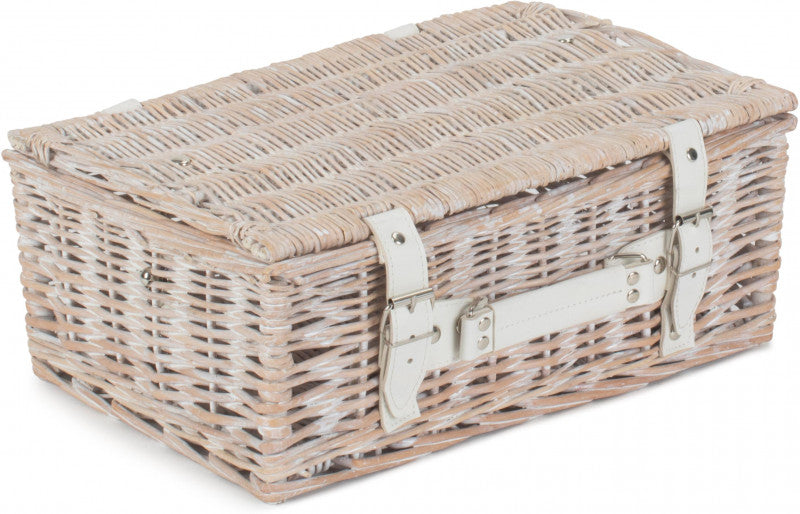 14" WHITE HAMPER