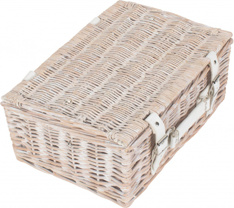 14" WHITE HAMPER