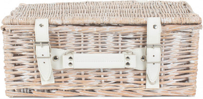 14" WHITE HAMPER