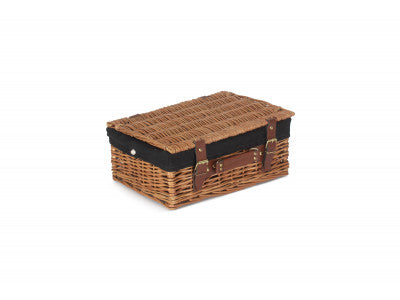 14" LIGHT STEAMED HAMPER with BLACK LINING