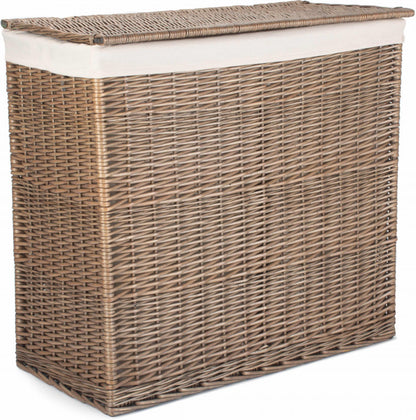 Rectangular Partition Laundry Basket