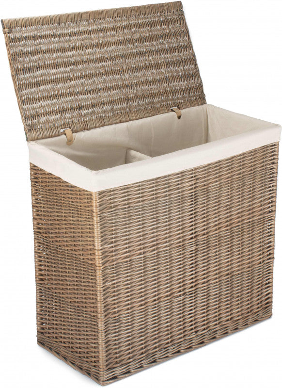 Rectangular Partition Laundry Basket