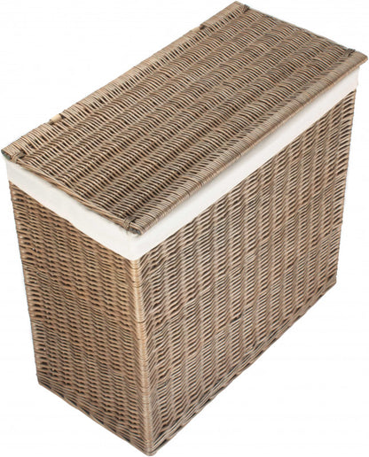 Rectangular Partition Laundry Basket