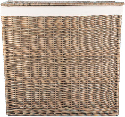 Rectangular Partition Laundry Basket