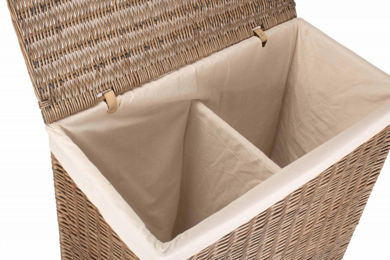 Rectangular Partition Laundry Basket