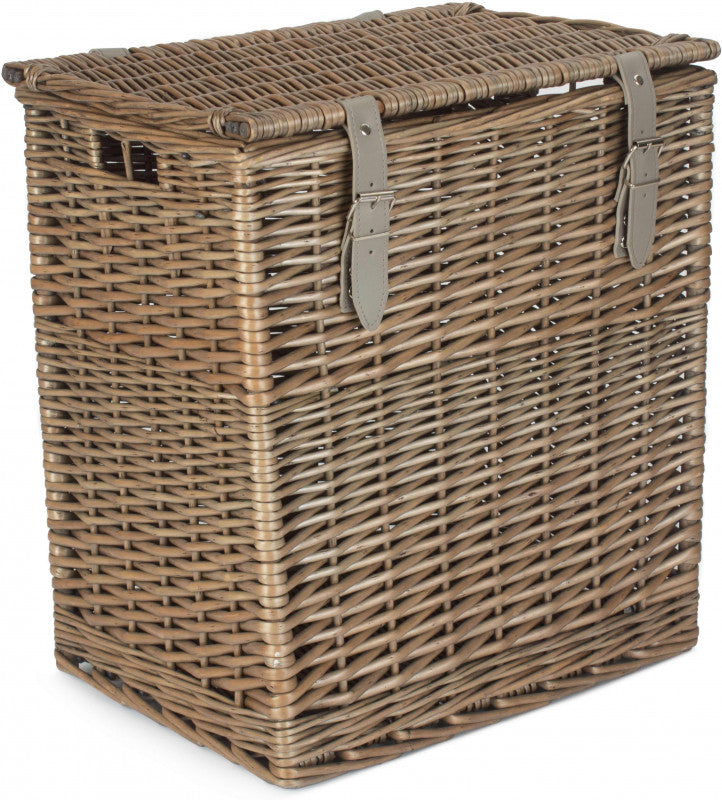 SIZE 1 - ANTIQUE WASH VINTNER STORAGE HAMPER