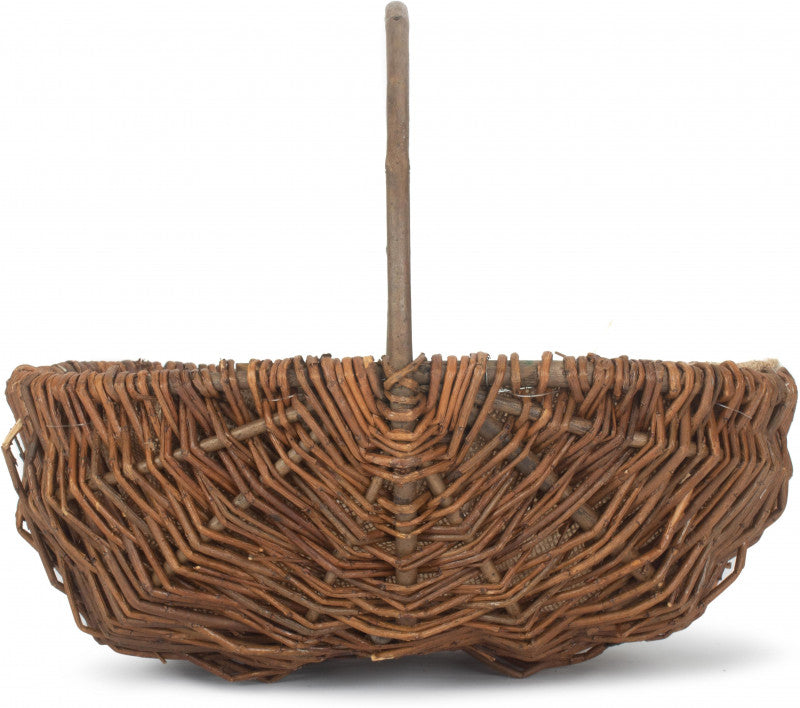 MEDIUM OVAL UNPEELED WILLOW GARDEN TRUG