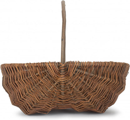 LARGE OVAL UNPEELED WILLOW GARDEN TRUG