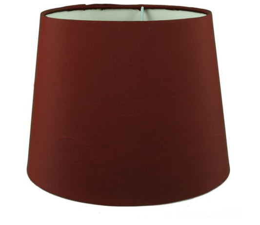 CIMC HOME - 8 inch Red Drum Shade Red - E14 Fit
