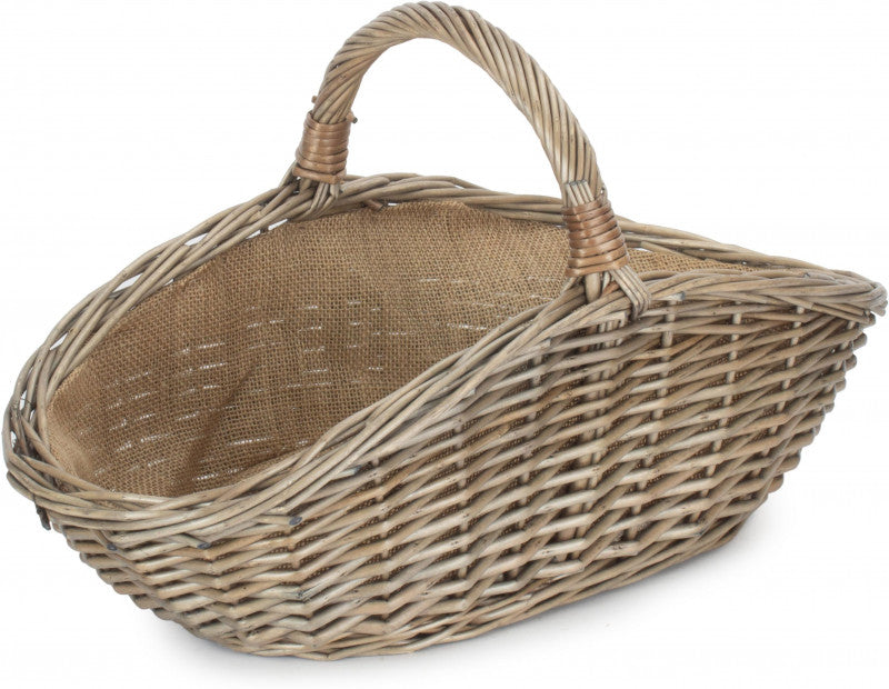 SMALL ANTIQUE WASH HARVESTING BASKET