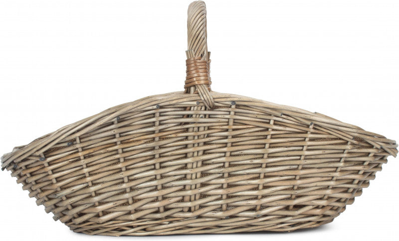 SMALL ANTIQUE WASH HARVESTING BASKET