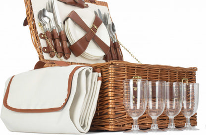 4 PERSON CLASSIC PICNIC HAMPER