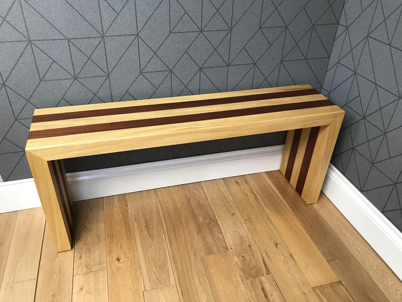 Wide Stripe Low Console / Coffee Table