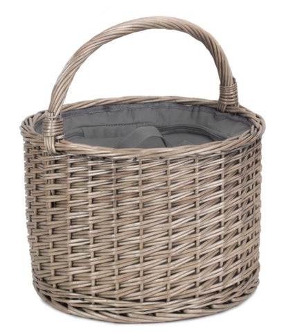 Round Grey Chiller Basket